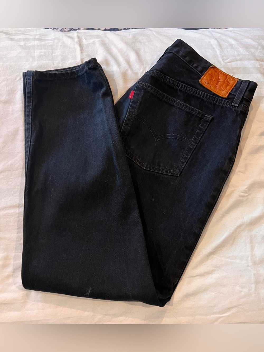 Levi's Black Women 501 '81 Tapered Leg High Rise Button Fly Jeans Black - 34/29